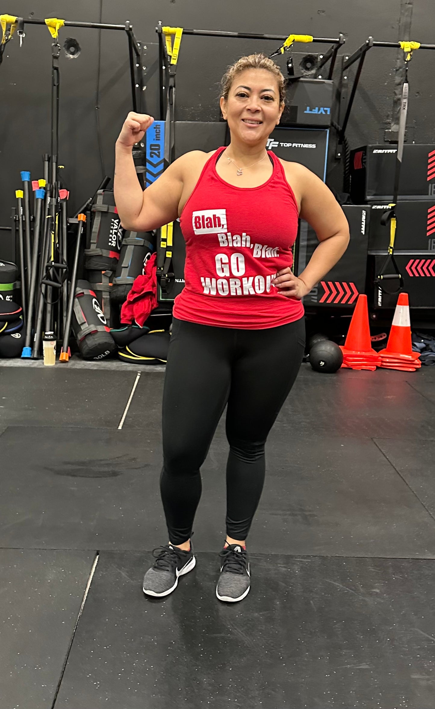 Blah, Blah, Blah. GO WORKOUT.-Fearless 1 Collection -Tank