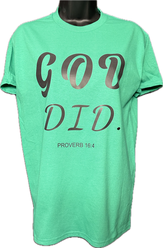 God Did. Proverbs 16:4