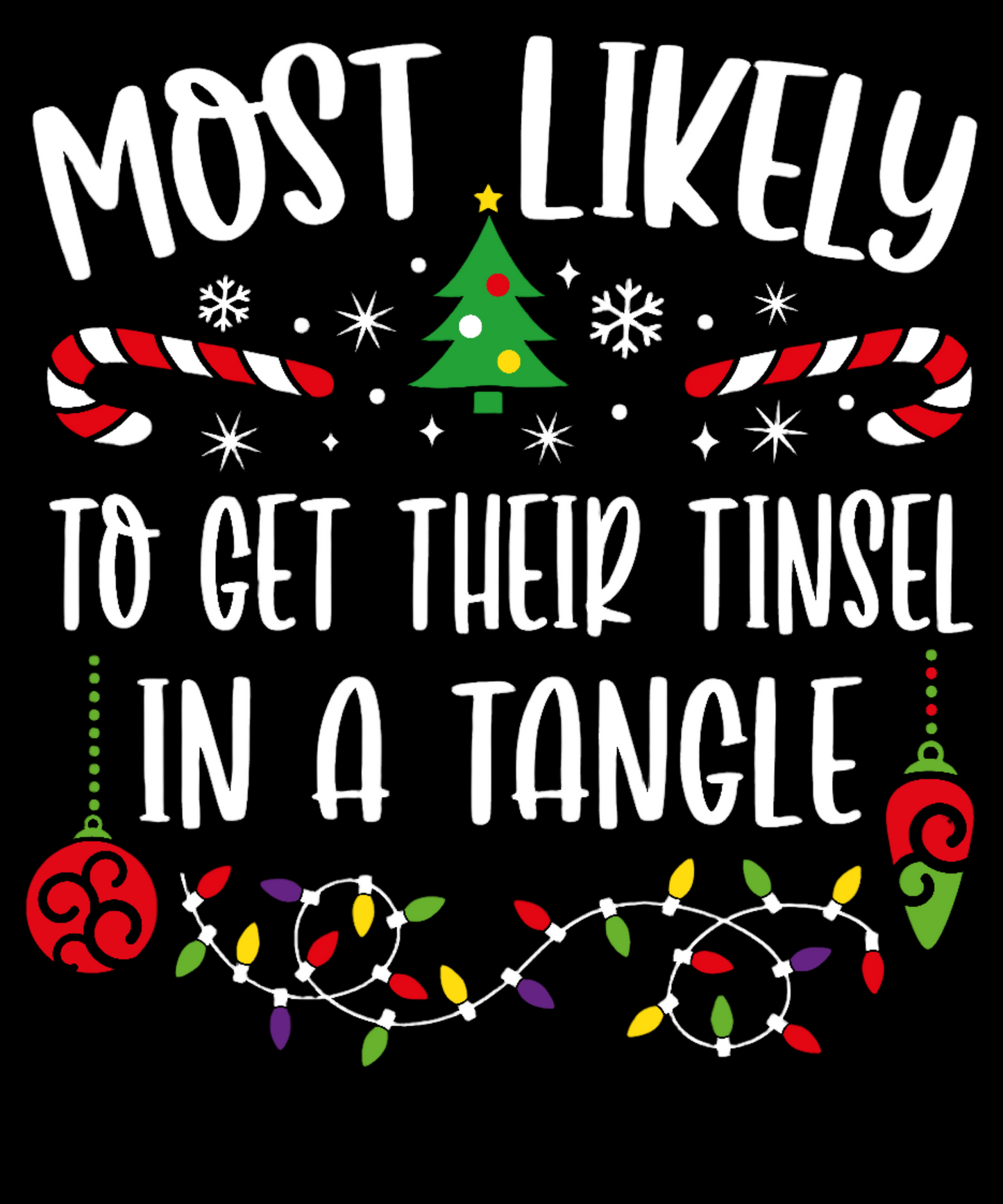 DTF Christmas - Get Their Tinsel In A Tangle