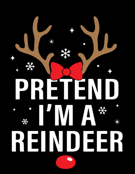 DTF Christmas - Pretend Reindeer